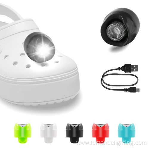 New Design Rechargeable LED head Shoes Decoration Lights